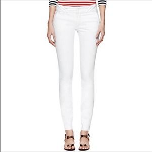 𝅺new TORY BURCH WHITE IZZY CROP ANKLE JEANS